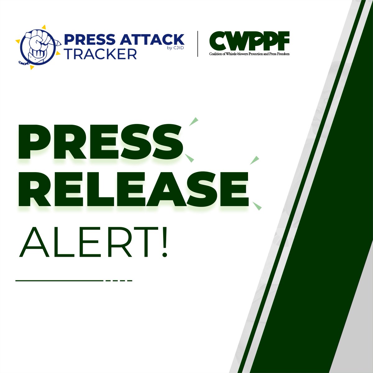 PressAttackAfr's tweet photo. The CWPPF condemns the recent actions of @PoliceNG in Abia State on 17th January, who forcefully stormed @abnonlinetv studio and arrested a guest, Udensi Donald, during a live programme.

Read the full press release here: https://t.co/qYFK7U4Ebn https://t.co/rQl4WZfDnR