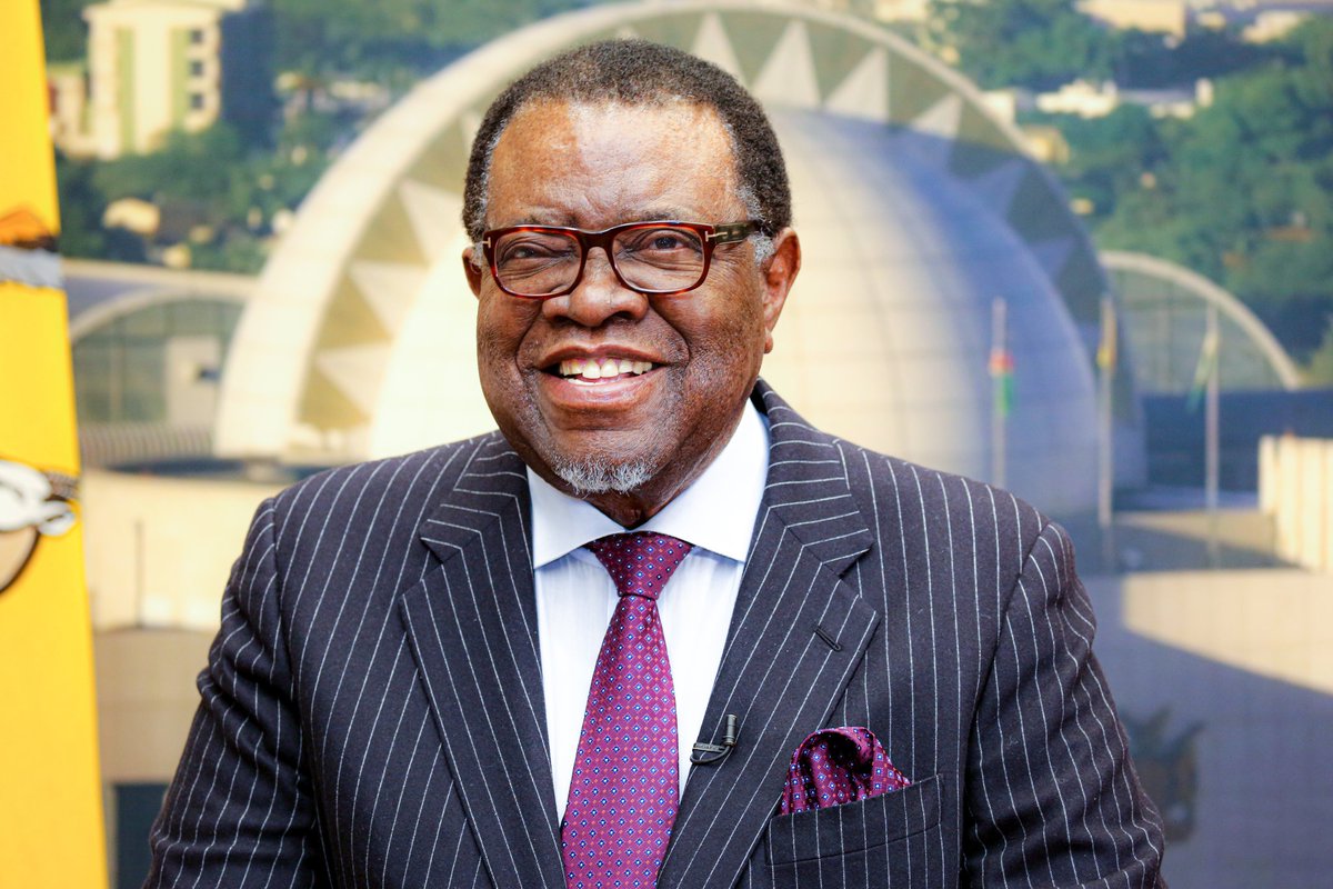 Namibia's presidency says President Hage Geingob, 82, following a colonoscopy, gastroscopy and biopsy on January 8, was found to have 'cancerous cells.' Geingob 'will undertake appropriate medical treatment to deal with the cancerous cells,' statement said.