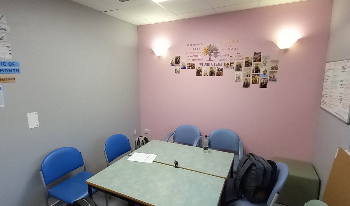 LeeELLIS11's tweet photo. Well done Writtle Ward on your new staff area...teamwork 👏 👍  @shevyuk @MSEHospitals @harper_bright https://t.co/6ZYEbIimaH