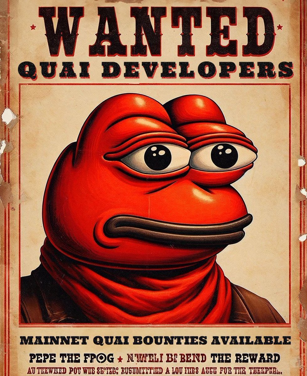 There are still a variety of developer bounties available! 

If you build a simple NFT marketplace or DEX on Quai, you'll be incentivized with Mainnet Quai tokens.

Learn more about the available bounties at the link in bio🔗