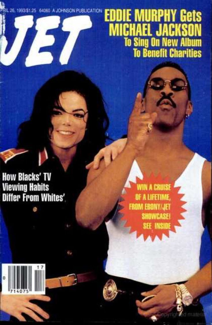 ParisEighty's tweet photo. Michael Jackson &amp; Eddie Murphy Jet Magazine 1993 📸 https://t.co/DlpG5RGcFJ