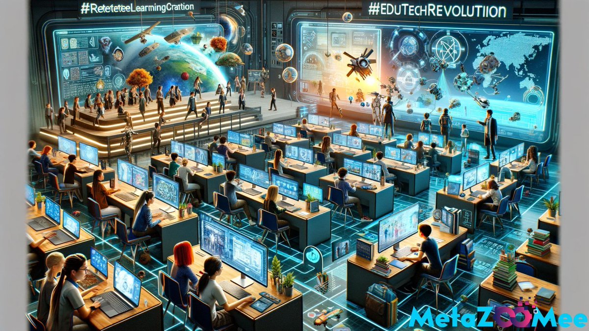 metazoomee's tweet image. 📚 Dive into a world of knowledge with #MetaZooMee! Our Virtual Education platform offers immersive, interactive learning experiences. From history to coding, learn in a way that&apos;s engaging and fun! Education redefined in the metaverse. 🌐 #EduTechRevolution #MetaLearning $MZM