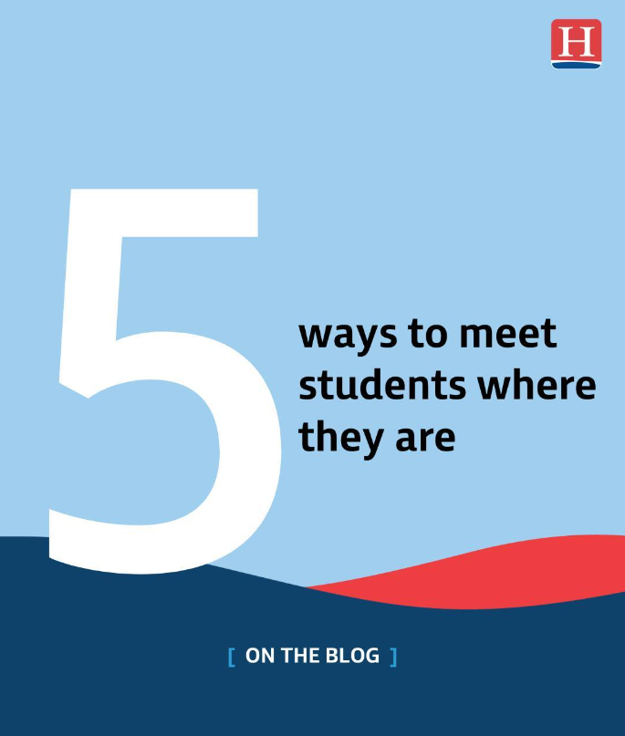 Read what I have to say about meeting students where they are. You can find it on the Heinemann Blog: blog.heinemann.com/5-ways-to-meet…