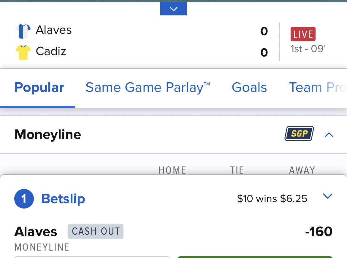 GladiatorCashed's tweet image. 🚨Free Live Pick 🚨Alaves -160, 1 unit. 
#alavescadiz