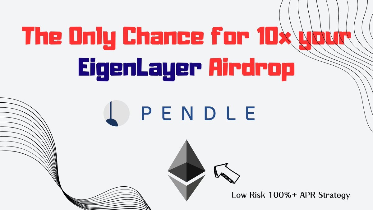 foxixyz's tweet photo. If you keep scrolling, you missed an alpha play again.

➜ Unlock 10x @eigencloud + @ether_fi points with Pendle

➜ ETH Risk-free 26% APR with leverage strategy up to 200%+

➜ Simple ETH Risk-free 53% APR from Manta

All in one thread, step by step. 🧵 https://t.co/LymBri6vDG