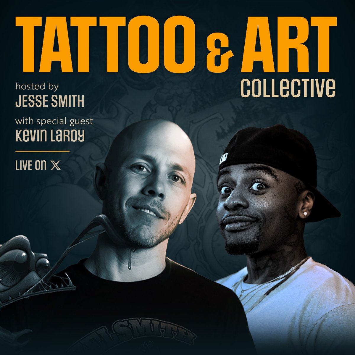 Join @jessesmithart live with special guest @kevinthelaroy on Jan 31st! 📅1/31/24 - 4:30PM (EST) Watch the live video stream here: twitter.com/i/broadcasts/1…