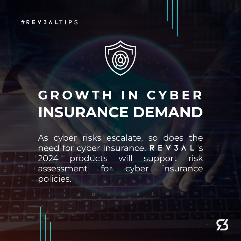 Rev3alTech's tweet photo. πΌπ As cyber risks escalate, so does the need for cyber insurance. REV3AL's 2024 products will support risk assessment for cyber insurance policies. #CyberInsurance #RiskManagement #REV3AL #rev3altips #trend #trending #cybersecurity https://t.co/A0Rg8e1dmn