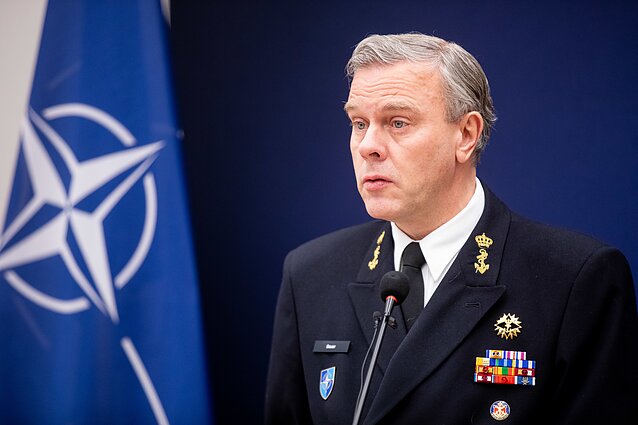 WorldNewsHubWNH's tweet photo. Top NATO official Adm. Rob Bauer warned on potential all-out war with #Russia amid conflict in #Ukraine
He gave #NATOwarning as #Steadfastdefender24 involving 31 ally members including Sweden:
“We’re not seeking war as #NATO, but we have to be ready for war. That is our job.” https://t.co/7i9a03Rw83