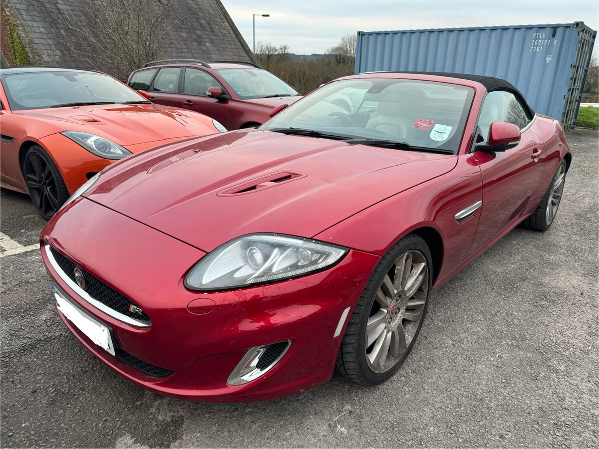 Also in, one of the very first XK8 Convertibles and one of the very last XKR Convertibles both for Battery faults after the winter slumber