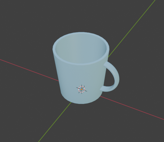GreatMUKO's tweet photo. マグカップの3Dモデルを作ってみた。 https://t.co/AqTvOcFs53