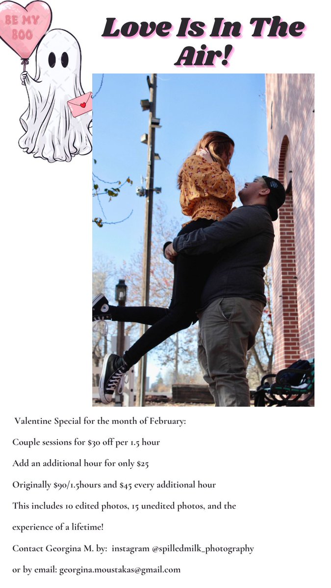 aye_there_boo's tweet photo. ALL FEBRUARY LOVE IS IN THE AIR: I’m doing a special for couples! Please reach out by DM or through any of the following contacts in the flyer. I’m Sacramento based photographer but willing to travel with compensation ❤️❤️❤️❤️ https://t.co/IBuRm6JHj0