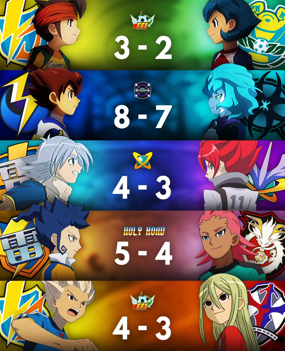 Okita_Inazuma's tweet photo. Quel est votre match préféré d'Inazuma Eleven? ⚡ https://t.co/gXJ2TDn4Zg