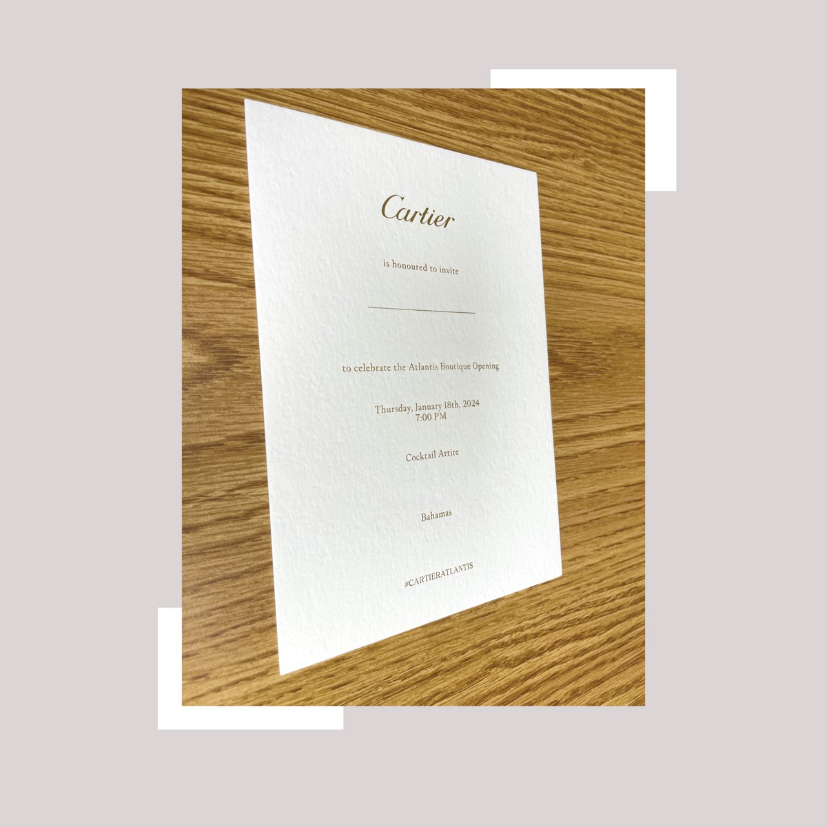 LifeInColors_'s tweet image. 📷 Unveil the allure of sophistication with our premium invitations! 🎆 Experience the magic of gold foil hot stamping on exquisite 2-ply Canaletto Premium White paper, creating invitations that speak volumes about your special event. 🪄 #premiuminvitations #goldfoildetailing