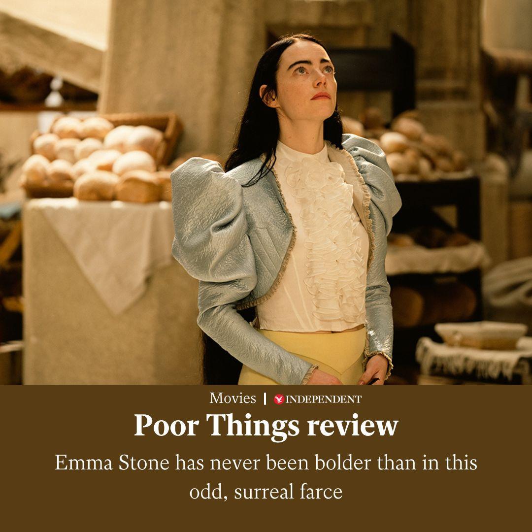Poor Things is a film that is brilliant and often deeply unsettling. Whimsical humour and misogynistic violence sit side by side. Read the full review ⬇️ independent.co.uk/arts-entertain…