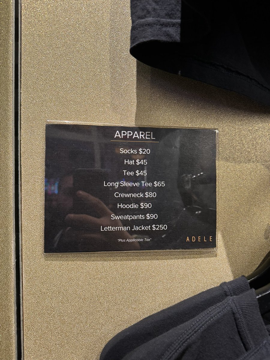 AAInVegas's tweet photo. Merch prices
📸@Etherealistic97 https://t.co/sEsTfjsKR0