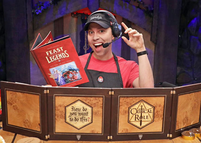 Alright critters, time for a call in (and for me to likely torpedo my content creating career lol). Remember when #CriticalRole did a one shot for Wendys? It was DMd by Sam and they used the Wendys ttrpg Feast of Legends. 1/