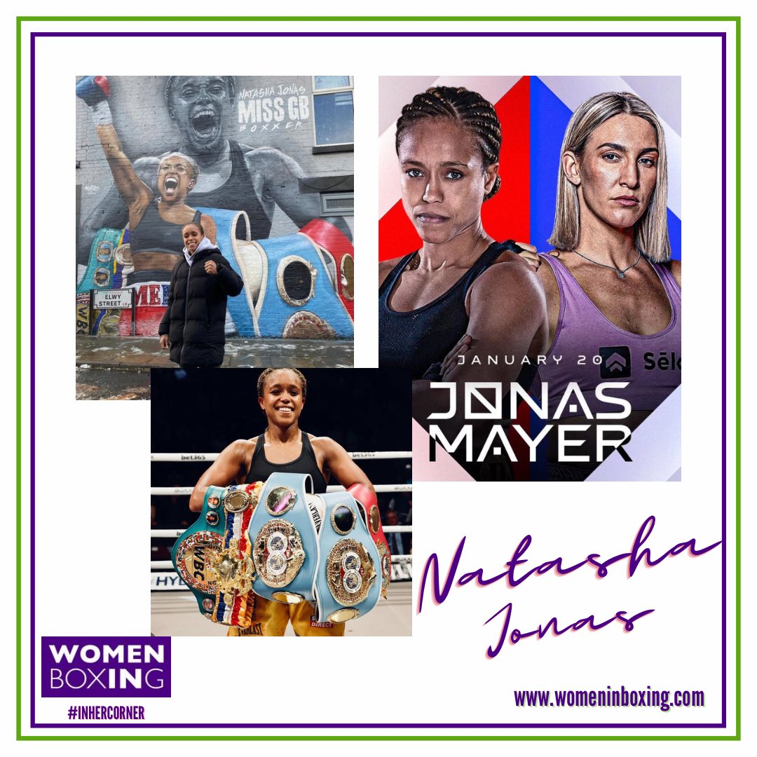 Sending best wishes to our WiB ambassador <a href="/TashaJonas/">Natasha Jonas</a> ahead of her big night 💜💫

#womeninboxing #inhercorner #missgb #jonasmayer #liverpool #worldchampion