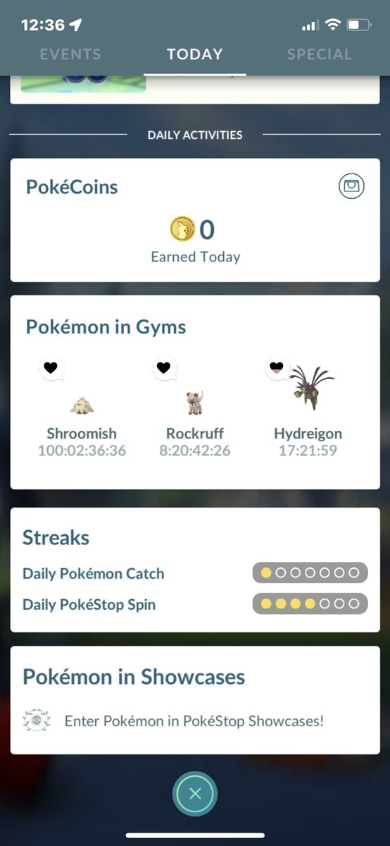 F000This's tweet photo. Bruh Serio !? 100 days someone save shroomish #PokemonGO https://t.co/bqWKJG6LPf