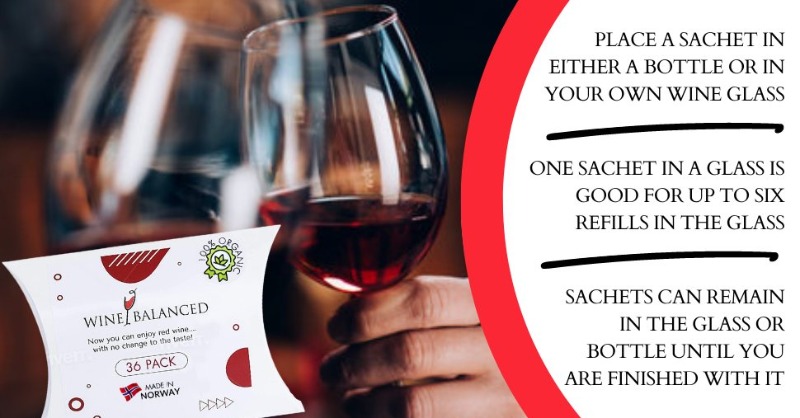WineBalanced's tweet photo. Capture the culprits! 🍇✨ Sulfites, histamines, and tannins – the headache triggers in wine – meet their match within our sachet. Enjoy every sip, free from discomfort! 🍷🔒 #WineCaptured #SipWithoutDiscomfort #WineMoments https://t.co/goiThtyOIZ