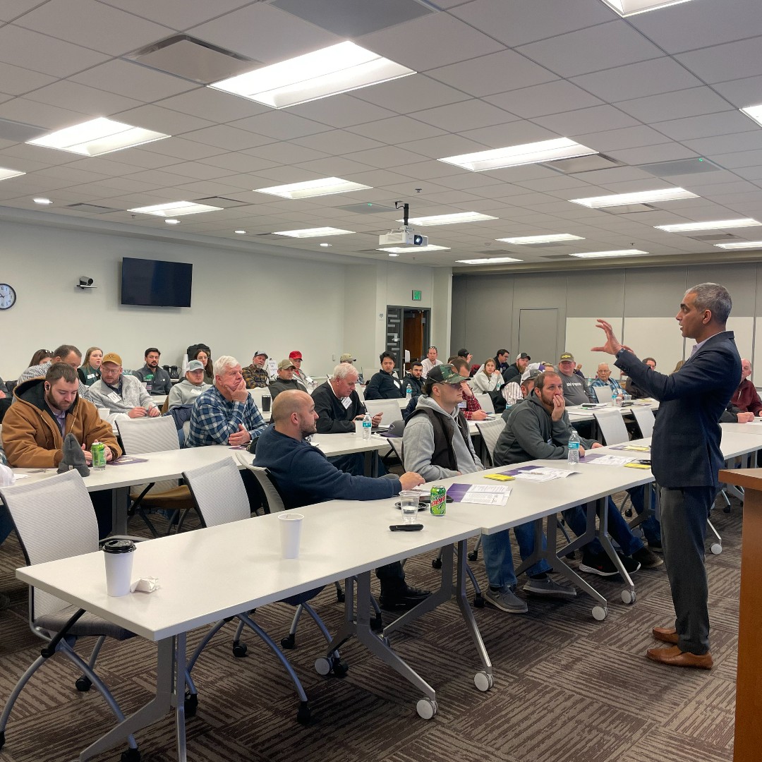 kscorn's tweet photo. Finished our first Kansas Corn and Soybean School series today in Olathe! A big thanks goes out to our sponsors and presenters for helping us make these schools possible. #kscorn #kssoy @kssoybean https://t.co/Eu6QCeVV8I