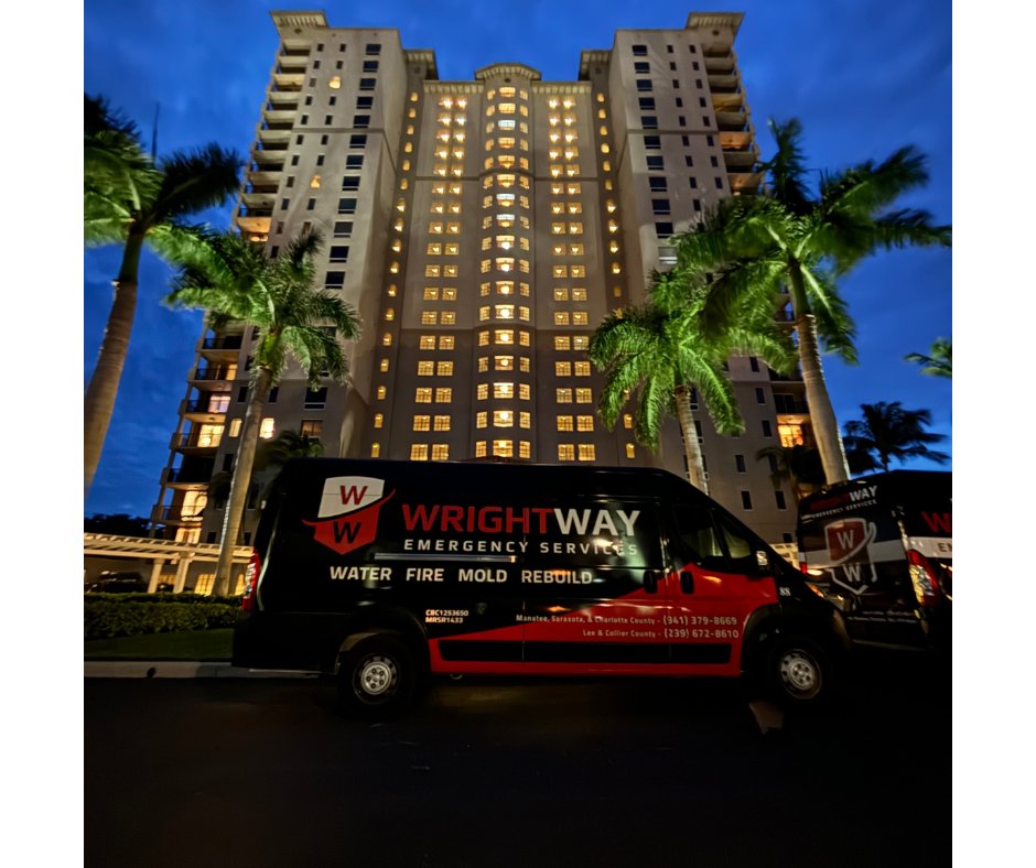 Water damage can happen anytime, anywhere. That’s why at Wrightway Emergency Services, we offer 24/7 emergency water mitigation services. Our team of experts is always ready to respond to your call and provide quick and efficient solutions to your water damage problems.