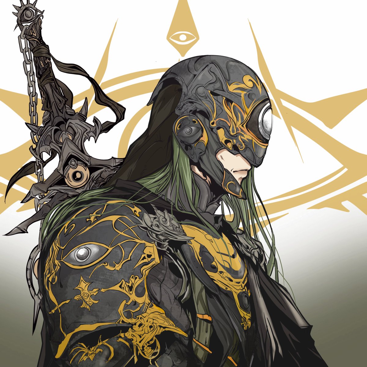 A new eye is about to open 👁️

Another auction is now live on 
<a href="/exchgART/">Exchange Art</a>

#16 “Aureus Custos”

- Starting bid price: 5 SOL 
- Auction duration: 24hrs 
- Tick size: 1 SOL 
- Gap time: 5mins

exchange.art/single/nmLGWfG…