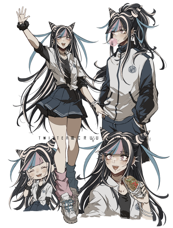 澪田唯吹 「Ibuki & Mikan 」|Criis-chan 🌸のイラスト