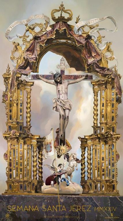 Cartel de la Semana Santa de Jerez 2024, obra de Inmaculada Peña