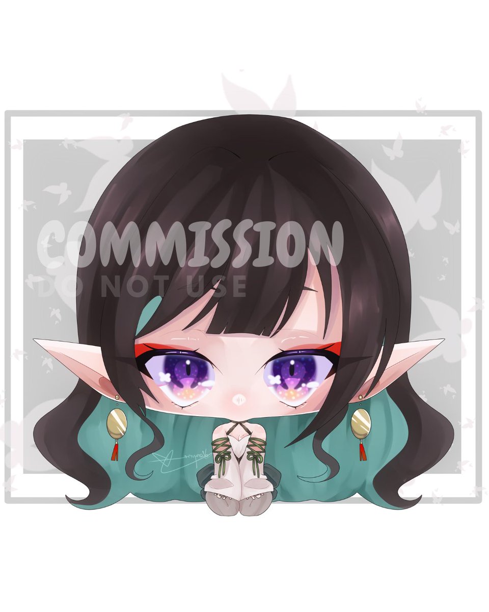 Another character that has been successfully chibified. She looks so tiny and squishy 🥺💕

Commission for: @McfoxLevy