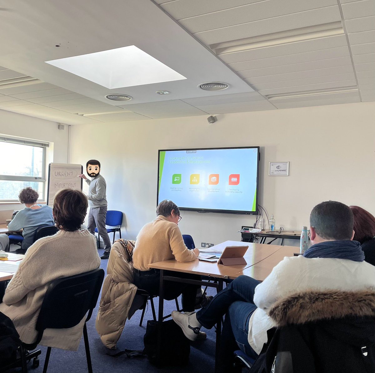 k_dridi's tweet photo. Dernière journée au Dublin West Center avec Patrick Daes et Ultan MacMathúna, nos hôtes irlandais, pour un bilan de la semaine.
Cette découverte du système éducatif irlandais fut très enrichissante pédagogiquement . @ErasmusPlus @ErasmusplusFR @DareicV @acversailles https://t.co/j2rASa8NLB