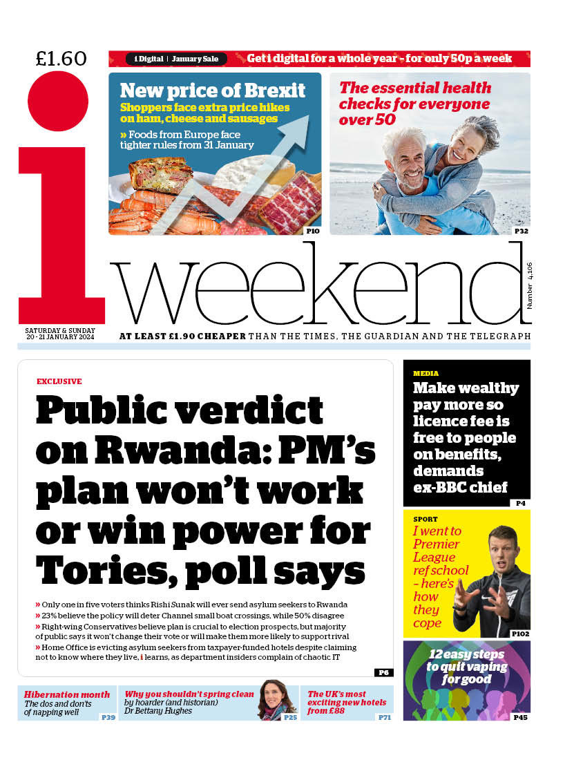 I: Public verdict on Rwanda: PM’s plan won’t work #TomorrowsPapersToday