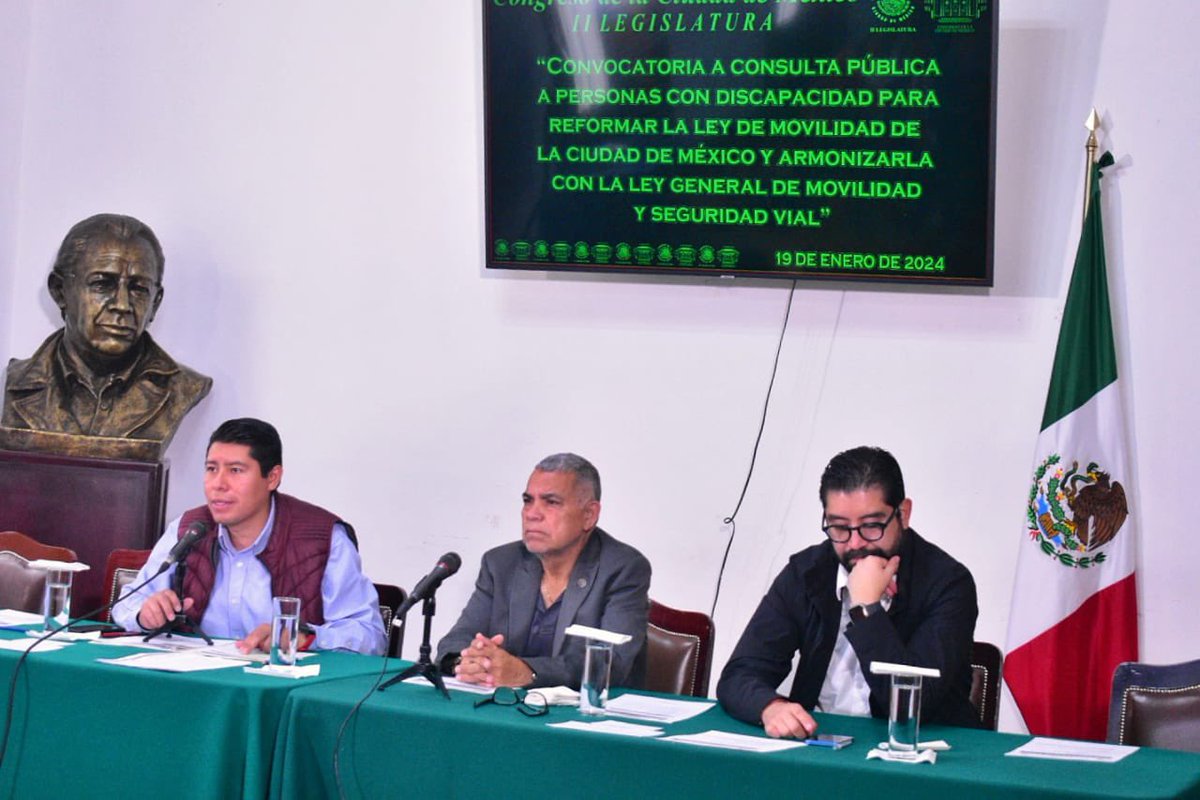 📸 #Fotos || Convocatoria a consulta pública a personas con discapacidad para reformar la Ley de movilidad de la Ciudad de México y armonizarla con la Ley General de Movilidad y Seguridad Vial. @EscartinMiguel