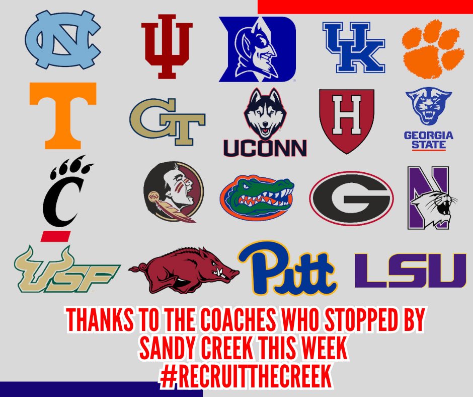 Busy 1st week 
#RecruitTheCreek
#CreekBoys