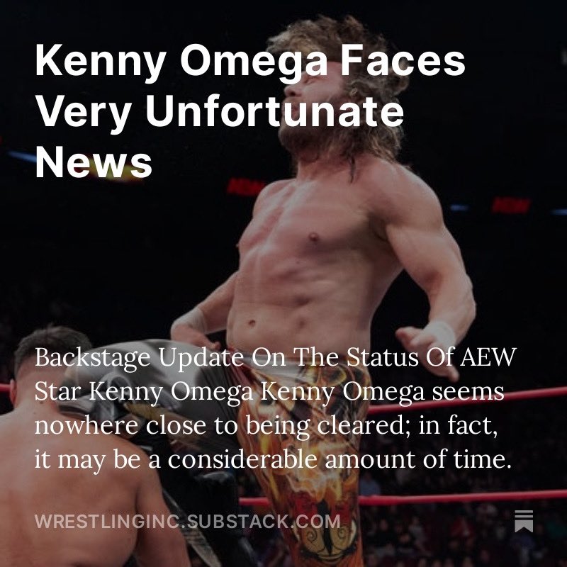 Backstage Update On The Status Of AEW Star Kenny Omega