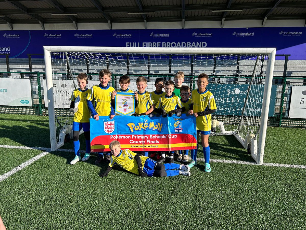 Reigate and Banstead Schools FA (@randbschoolsfa) on Twitter photo Boys’ U11 Surrey Finals - Pokémon Primary Schools Cup 2024
<a href="/warrenmeadsch/">Warren Mead Infant & Junior Partnership</a> have done it!
They will represent Surrey in the SE Regional Finals and are one step from a National Final. What a fantastic achievement
<a href="/SchoolsFootball/">English Schools' Football Association</a> #pokemonschoolscup Boys’ U11 Surrey Finals - Pokémon Primary Schools Cup 2024
<a href="/warrenmeadsch/">Warren Mead Infant & Junior Partnership</a> have done it!
They will represent Surrey in the SE Regional Finals and are one step from a National Final. What a fantastic achievement
<a href="/SchoolsFootball/">English Schools' Football Association</a> #pokemonschoolscup