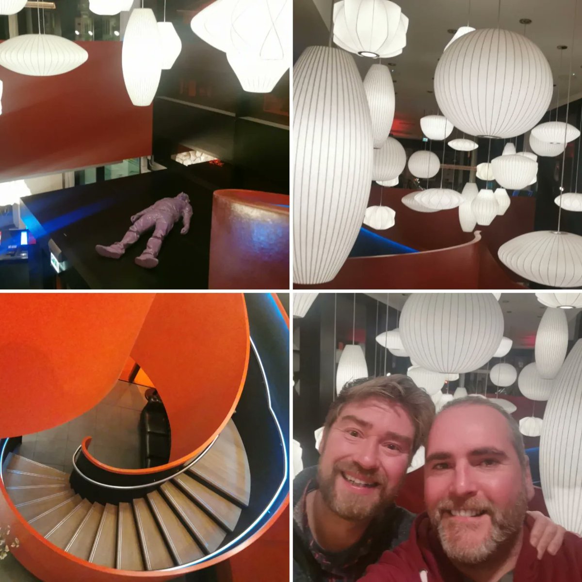 Roboformers's tweet photo. We were booted out of the house overnight last night while we got it rewired, so.... Night out in Glasgow!

#husbands #gaysofglasgow #lgbt #husbandsofinstagram #lgbtq #staycation #miniholiday #DateNight #movienight #hotelfie https://t.co/diPTPtNbMd