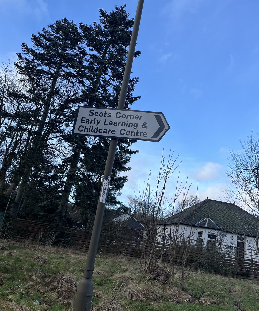Scots Corner finally has a shiny new road sign! 🚸✨ A small symbol of big dreams and bright beginnings. Here's to the exciting journeys and discoveries that lie ahead! 🌟🚗 ￼#ScotsCorner #TeamELC