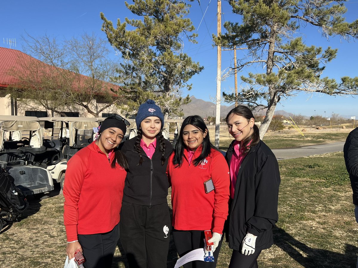 BelGolf's tweet photo. Good luck today at The El Paso High Ladies Golf International!! @BelAirHigh @YISDAthletics1 @Amberherrera22 https://t.co/8IVwO9BXyW