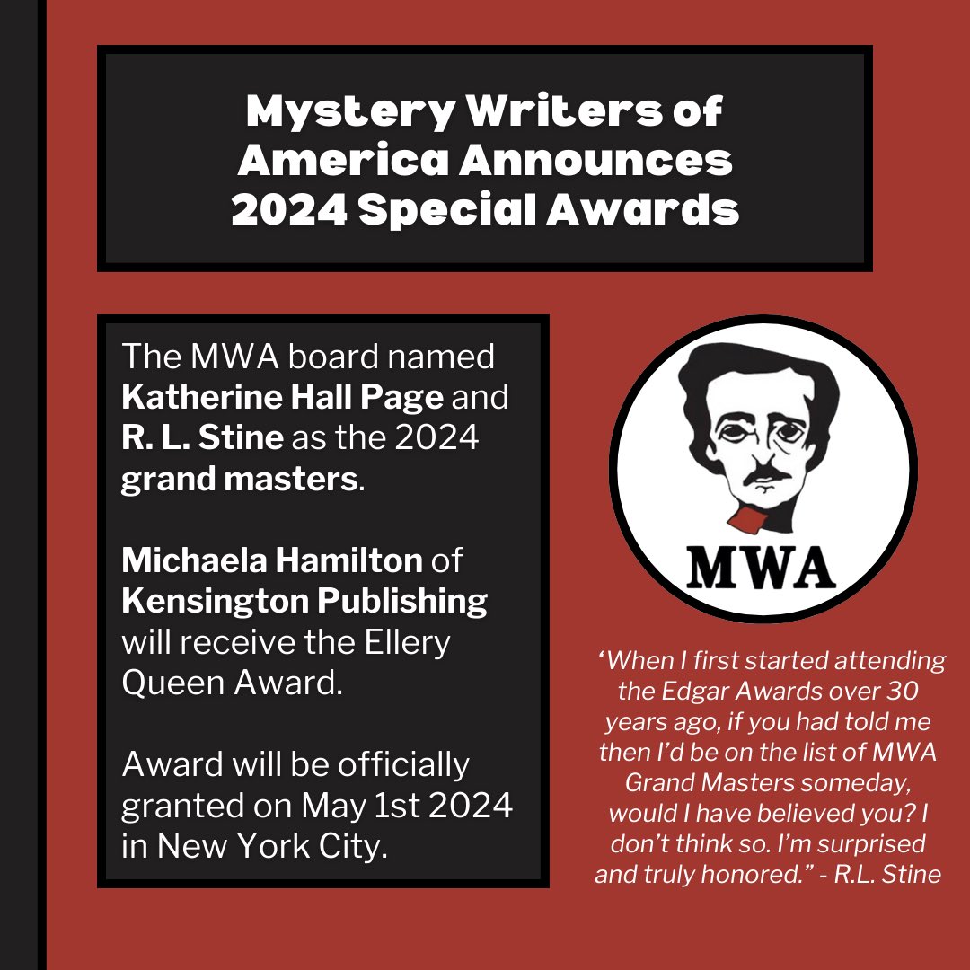 tanenbaumbooks's tweet photo. The MWA Special Awards have been announced! https://t.co/WZRGiO6kvW
