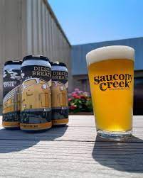 RAILMag's tweet photo. Train Beer Friday: Diesel Breath blonde stout by @SauconyBeer, available at their taproom in downtown Reading, Pa., at the location of the once and perhaps future Reading station on the former Reading main line. Reading-Philly-NYC is #20 on my Corridor ID projections ranking... https://t.co/PKer5uEico