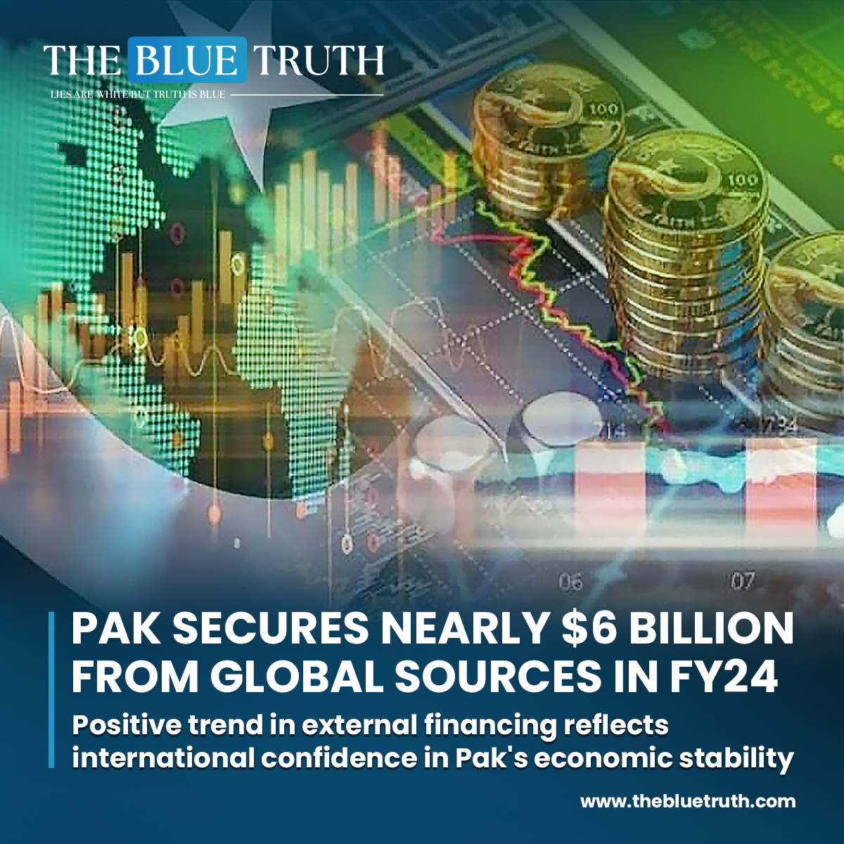Pakistan has successfully secured external financing amounting to $5.968 billion in the first half of the fiscal year 2024.
#GlobalFunding #FinancialAchievement #EconomicSuccess #InternationalInvestment
#ForeignFunds #EconomicGrowth #FinancialNews #tbt #TheBlueTruth