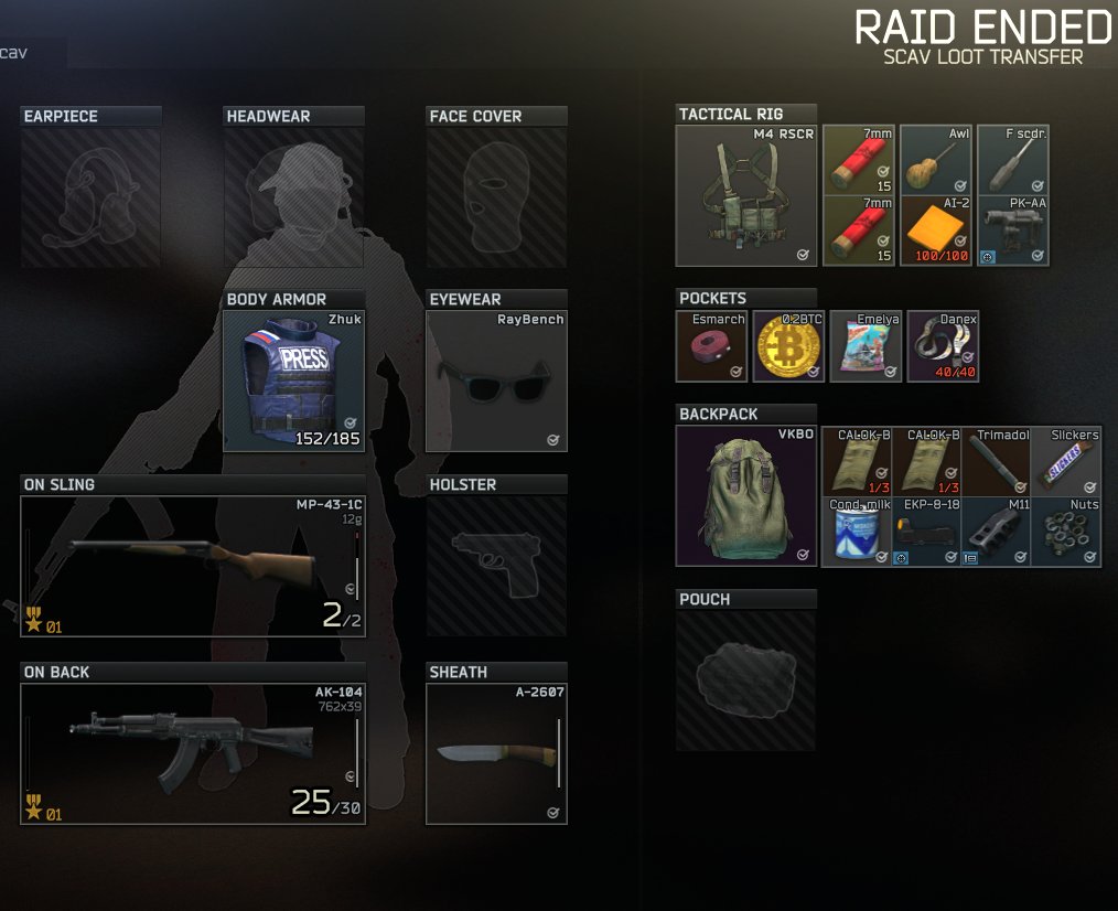 so darf ein scav run laufen #EscapefromTarkov