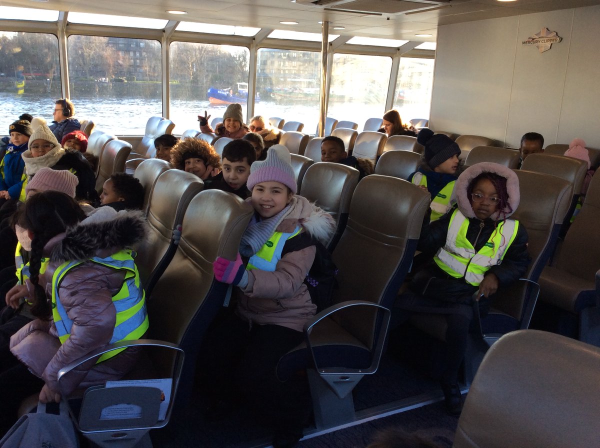Year 3 had so much fun on taking the @thamesclippers to @TowerBridge today!