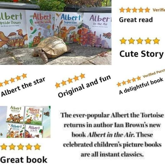 AlbertTortoise's tweet photo. GREAT, CUTE DELIGHTFUL, FUN Ace 5* #Praise for #ALBERTthetortoise #picturebooks. Please keep posting YOUR #BookReviews. #AvailableNow Six ALBERT picturebooks, #BoardBook & #ActivityBook https://t.co/sGYhBlFUhP
#tortoise #turtle #tortoisebook #turtlebook #illustration #bookseries https://t.co/qbquUAPDFv