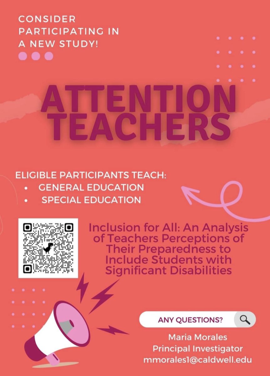 Teachers - please consider participating in this interesting study my lovely wife is conducting. Here is the link!
forms.gle/TaAvQ28wDGibsK…