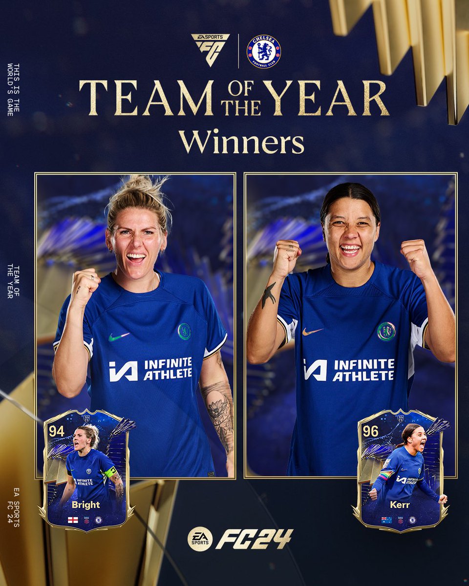 Bright and Kerr are in EA FC TOTY. #CFCW