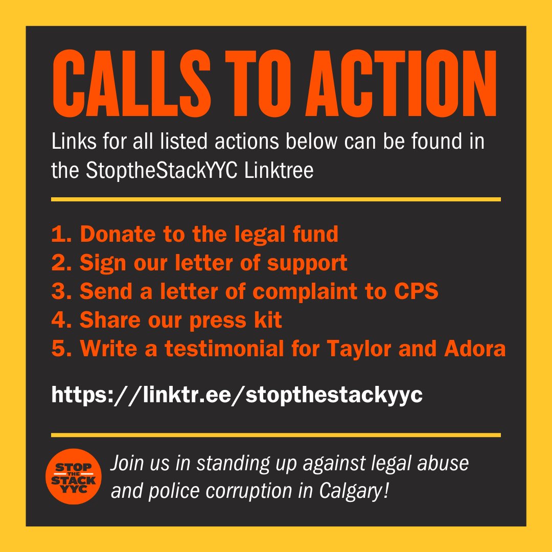 This will be @TaylorMcNallie's third week in prison.  We need your support. We need more people to show up for these weekly actions. We need people to show their solidarity, not just in words. #YYC #SupportBlackWomen #ProtectBlackWomen