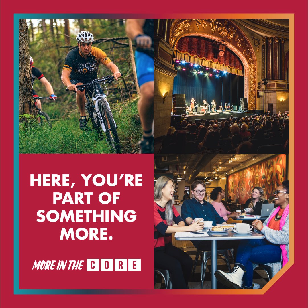 NCCarolinaCore's tweet image. Discover a lifestyle, not just a location. The Carolina Core embodies a culture of connection that welcomes you at every corner of your community.

#CarolinaCore #MoreInTheCore #outdoorlife #livetheatre #foodie #community