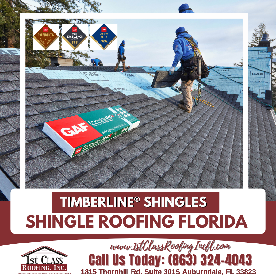 1stClassRoofInc's tweet photo. For shingle roofing, we only use the best materials in the industry. At 1st Class Roofing, we proudly offer GAF Timberline Shingles for your roofing needs in Florida.

#ShingleRoofing #GAFShingles #Durability #WindResistance #VarietyOfColorsAndStyles

https://t.co/o6AKSg1Bta https://t.co/NtHiHSBE8y