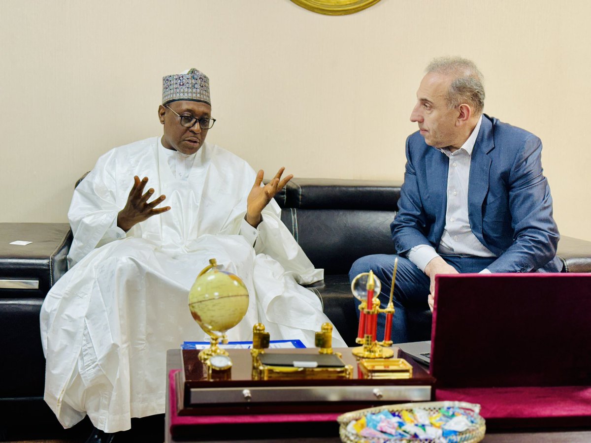 muhammadpate's tweet photo. Bringing lasting solutions to the problems of rising cost of pharmaceuticals and ensuring that life-saving medical commodities are within the reach of our citizens is a priority for our agenda to optimize human capital, produce health and improve the social welfare of Nigerians.

We are on a clear and unstoppable path to unlocking the healthcare value-chain through the implementation of Mr President’s Initiative @officialABAT. And we are glad about the many expressions of interest from our private sector entities and major global pharmaceutical / hospital value chain groups to partner with us in this journey.

Today, we received the CEOs of World Medicine Ilac Sanayi ve Ticaret Anonim Sirketi, and Lokman Hekim Engurusag Saglik Turizm Egitim Hizmetleri ve Insaat Taahhut AS (Lokman Hekim). Both companies, based in Turkey @ticaret, are active in pharmaceuticals and the health sector value chain with clear business proposals to partner with Nigeria.

Thank you Anton Obolashvili, CEO @WORLDMEDICINETR and Suleyman Alper Inceoz, CEO @LokmanHekimHst for your visit. The future belongs to those who make preparations, take the bold steps, and believe in the beauty of their dreams.

Nigeria is open for business and with a demographic asset of 250m people - the largest market on the continent -  there are huge prospects for entities with foresight. The current challenges we are facing are transitory and Nigeria will rise.